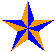 Orange-Blue Star