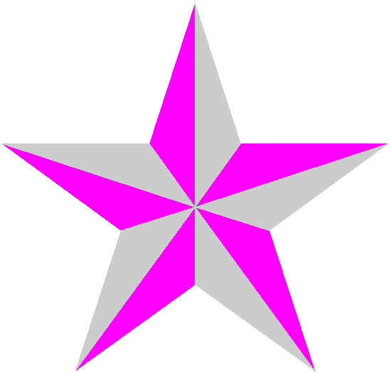 Full size purple-gray star