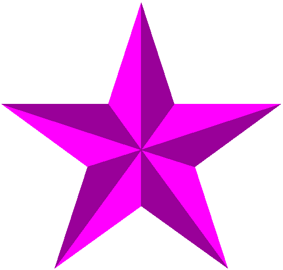 Full size purple star