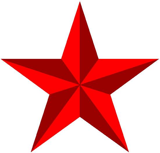 Full size red star