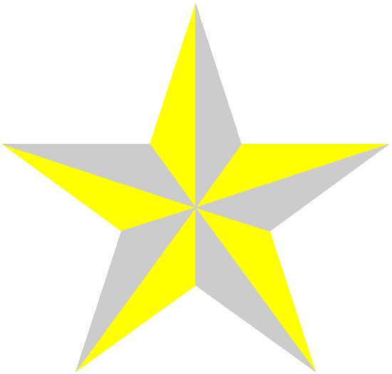 Full size yellow-gray star