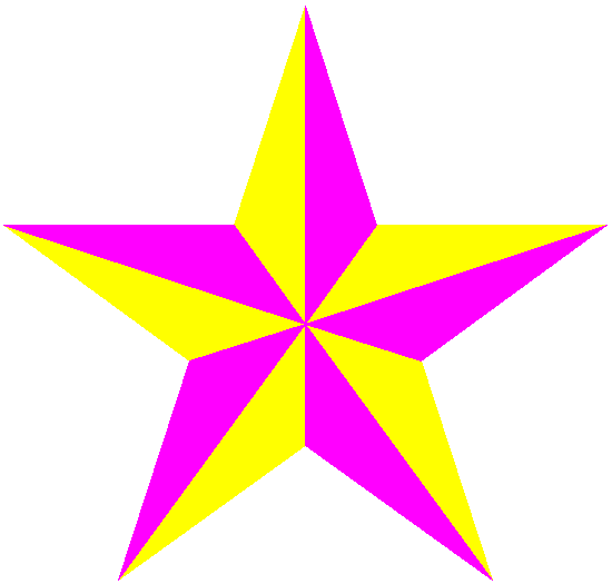 Full size yellow-purple star